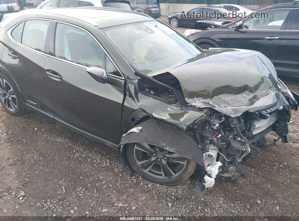 JTHP9JBH5N2055874 2022 LEXUS UX 250H Зеленый Передняя правая четверть