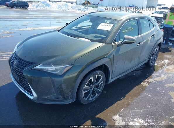 JTHP9JBH9L2027282 2020 LEXUS UX 250H Green Przód lewy