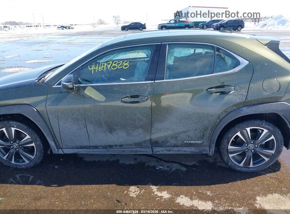 JTHP9JBH9L2027282 2020 LEXUS UX 250H Green Widok wnętrza z tyłu