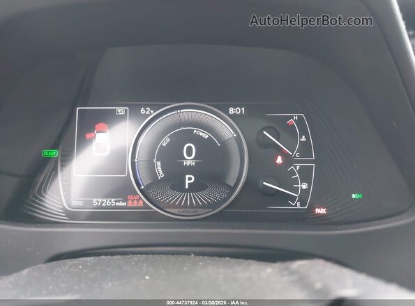 JTHP9JBHXM2040303 2021 LEXUS UX 250H White Vista de los asientos traseros