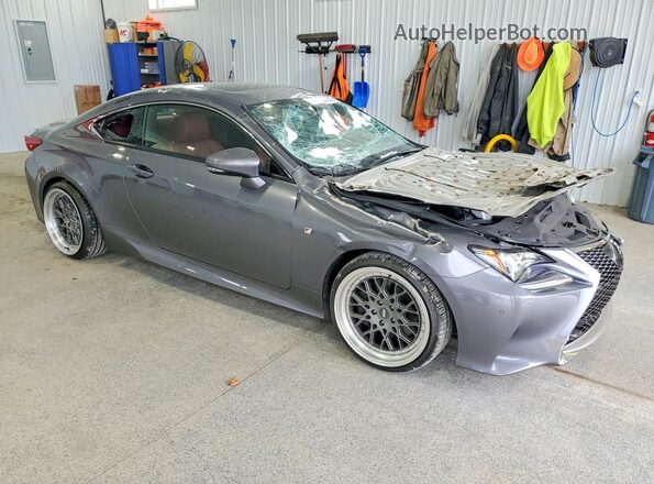 JTHSE5BC8G5005862 2016 LEXUS RC Серый Передняя правая четверть