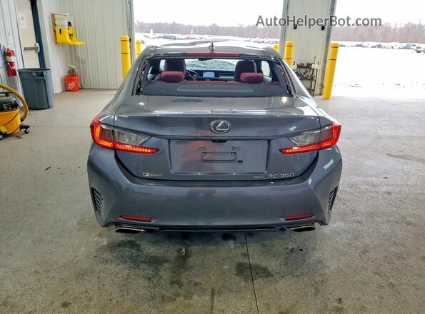 JTHSE5BC8G5005862 2016 LEXUS RC Серый Вид сзади