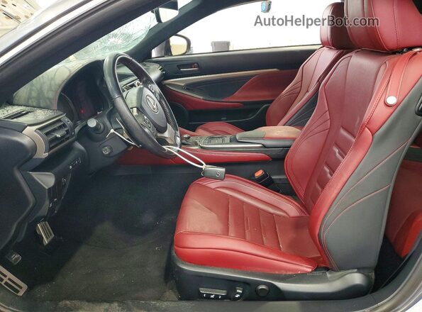 JTHSE5BC8G5005862 2016 LEXUS RC Серый Вид салона спереди