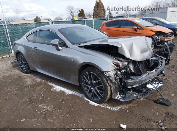 JTHSM5BC0H5003575 2017 LEXUS RC 300 Серый Передняя правая четверть