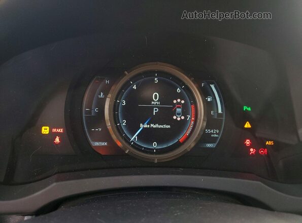JTHSM5BCXG5001055 2016 LEXUS RC Gray Instrument cluster view