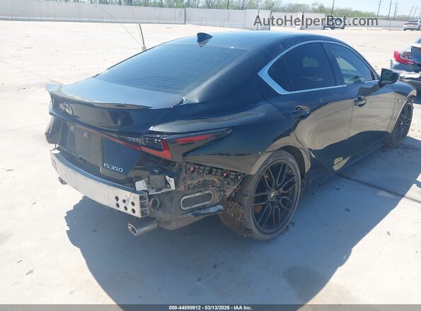 JTHSZ1B26N5052308 2022 LEXUS IS 350 Черный Задняя правая четверть