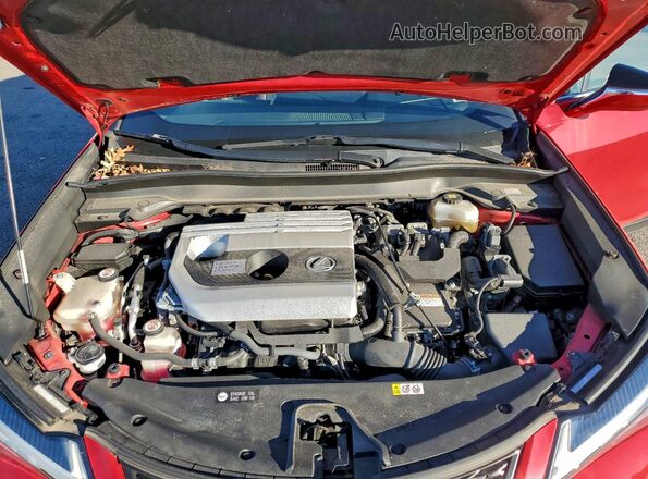 JTHU9JBH5K2008584 2019 LEXUS UX Красный Вид задней части салона
