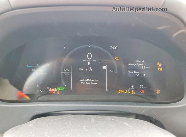 JTHUCJDH6S2005997 2025 LEXUS UX Black Instrument cluster view