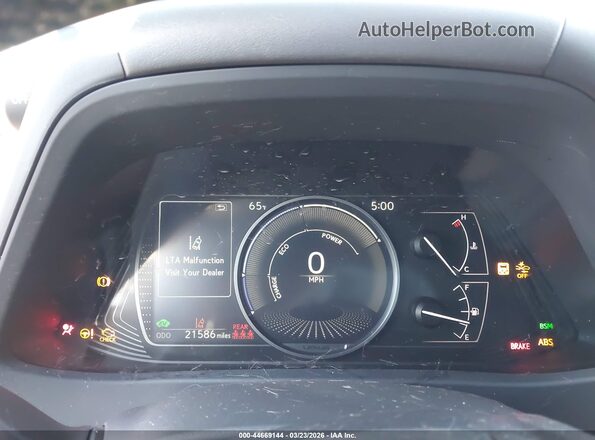 JTHX6JBH5P2144386 2023 LEXUS UX 250H Silver Вид задніх сидінь