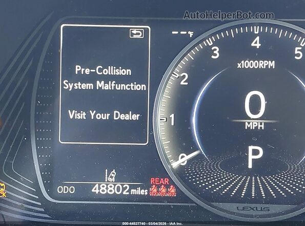 JTHY3JBH3K2015410 2019 LEXUS UX 200 Black 