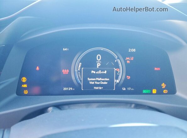 JTJAAAAB1PA019729 2023 LEXUS RZ Белый Вид щитка приборов