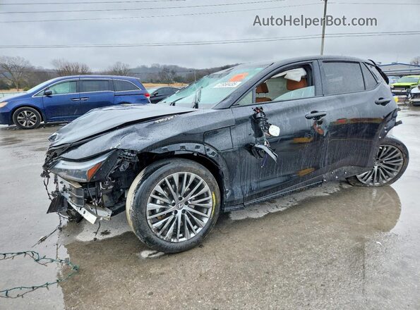 JTJAAAAB2PA014975 2023 LEXUS RZ Черный Передняя левая четверть