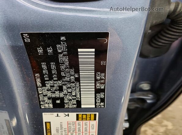 JTJAAAAB9RA024647 2024 LEXUS RZ Бирюзовый Вид наклейки с VIN-кодом