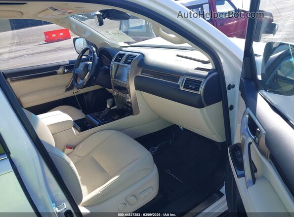 JTJAM7BX3M5284502 2021 LEXUS GX 460 White Widok wnętrza z przodu