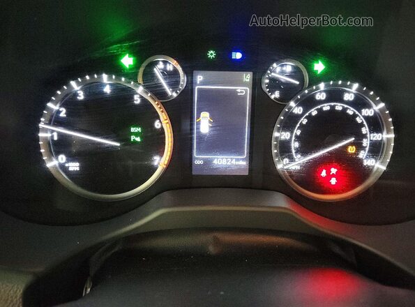 JTJAM7BX3P5371918 2023 LEXUS GX Черный Вид щитка приборов