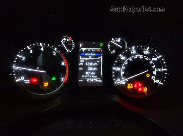 JTJAM7BX5L5253993 2020 LEXUS GX Gray Widok zestawu wskaźników