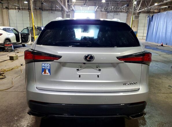 JTJBARBZ0J2162087 2018 LEXUS NX Серебряный Вид сзади