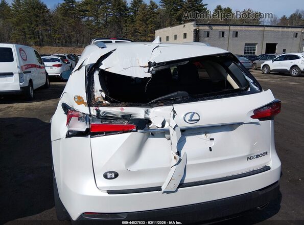 JTJBARBZ1H2107660 2017 LEXUS NX 200T White Вид спереду