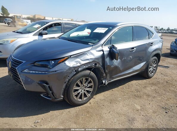 JTJBARBZ1J2154077 2018 LEXUS NX 300 Серый Передняя левая четверть