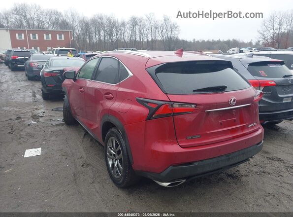 JTJBARBZ2G2047192 2016 LEXUS NX 200T Красный Задняя левая четверть