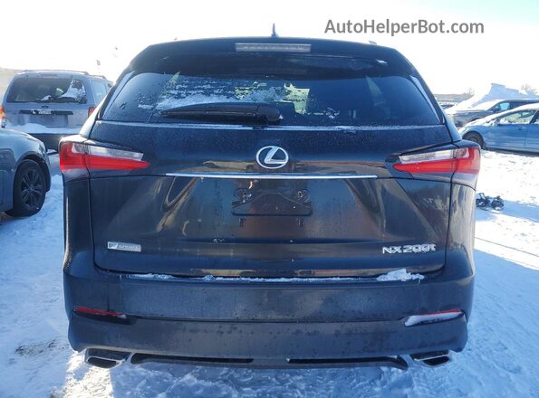 JTJBARBZ3H2097746 2017 LEXUS NX Black Widok z tyłu