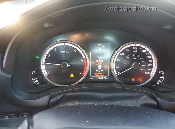 JTJBARBZ3H2097746 2017 LEXUS NX Black Widok zestawu wskaźników