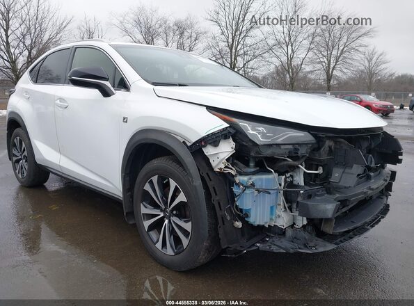 JTJBARBZ3J2170703 2018 LEXUS NX 300 Белый Передняя правая четверть