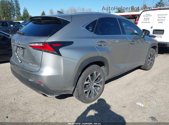 JTJBARBZ5G2060731 2016 LEXUS NX 200T Серый Задняя правая четверть