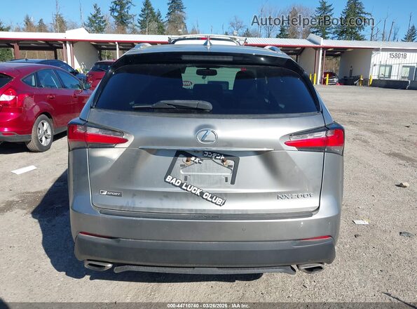 JTJBARBZ5G2060731 2016 LEXUS NX 200T Серый 