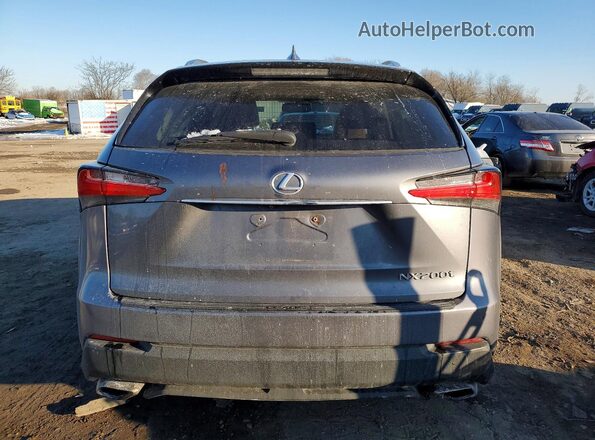 JTJBARBZ5G2063015 2016 LEXUS NX Серый Вид сзади