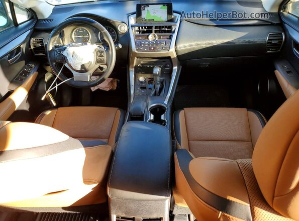 JTJBARBZ5G2063015 2016 LEXUS NX Серый Вид панели приборов