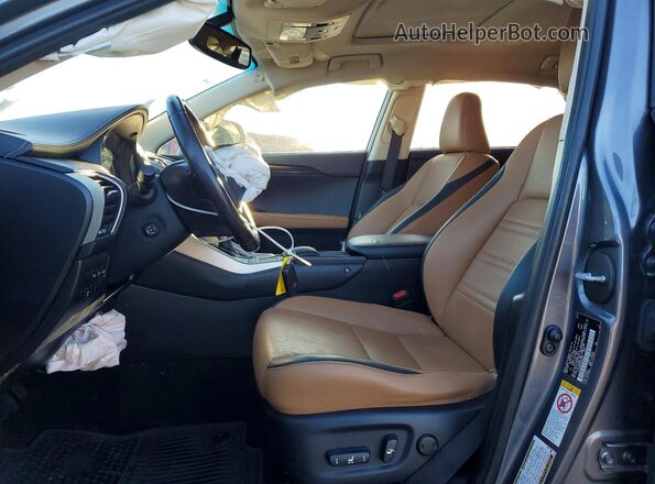 JTJBARBZ5G2063015 2016 LEXUS NX Серый Вид салона спереди