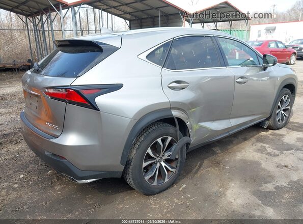 JTJBARBZ6G2089445 2016 LEXUS NX 200T Gray Tył prawy