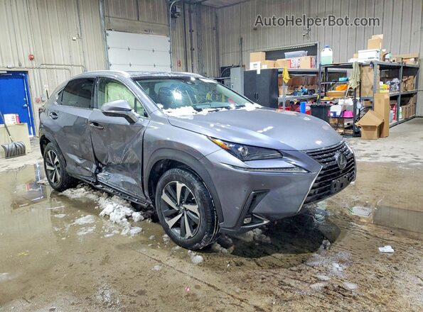 JTJBARBZ8K2217094 2019 LEXUS NX Серый Передняя правая четверть