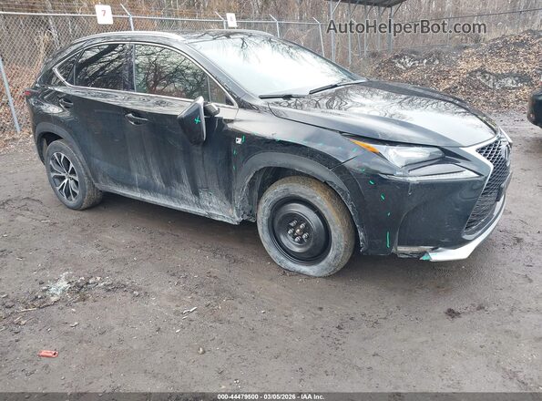 JTJBARBZ9H2105168 2017 LEXUS NX 200T Черный Передняя правая четверть