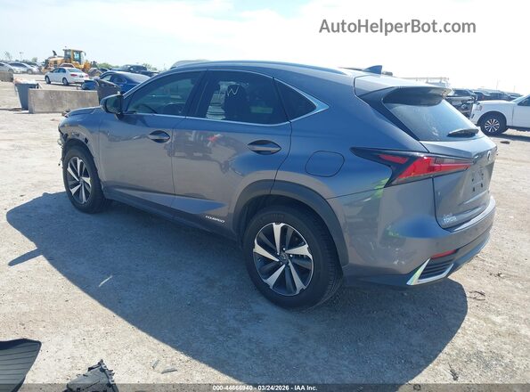 JTJBJRBZ2K2123325 2019 LEXUS NX 300H Серый Задняя левая четверть