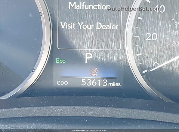 JTJBJRBZ2K2123325 2019 LEXUS NX 300H Серый 