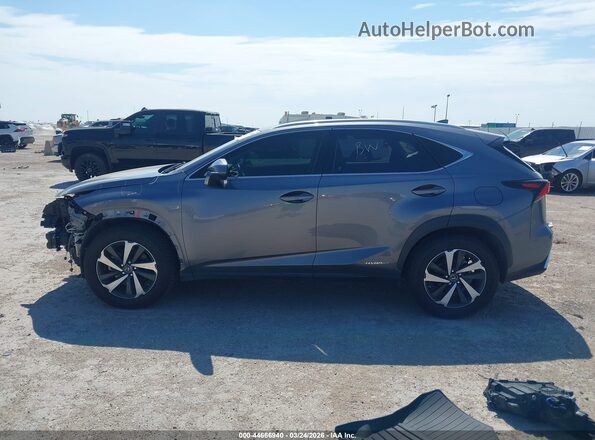 JTJBJRBZ2K2123325 2019 LEXUS NX 300H Серый 
