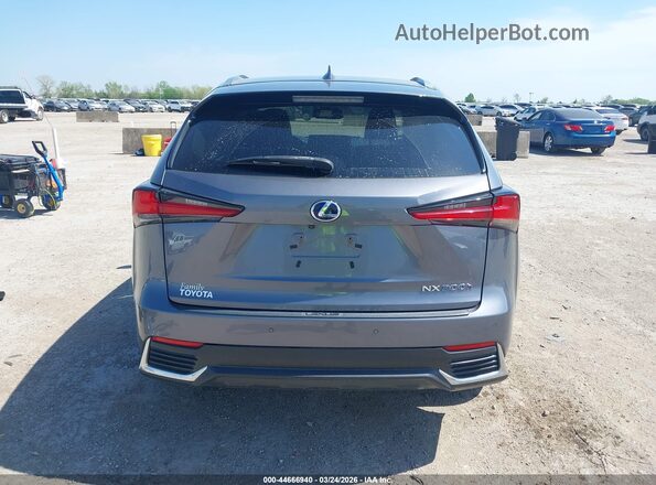 JTJBJRBZ2K2123325 2019 LEXUS NX 300H Серый 