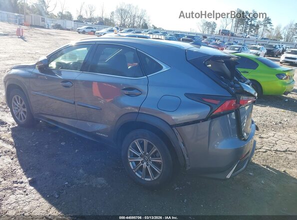 JTJBJRBZ4J2076443 2018 LEXUS NX 300H Серый Задняя левая четверть