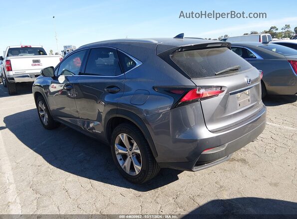 JTJBJRBZ5H2052405 2017 LEXUS NX 300H Серый Задняя левая четверть