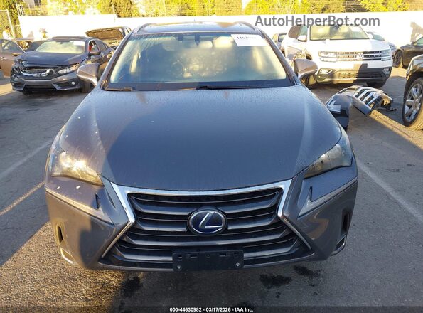 JTJBJRBZ5H2052405 2017 LEXUS NX 300H Серый Вид щитка приборов