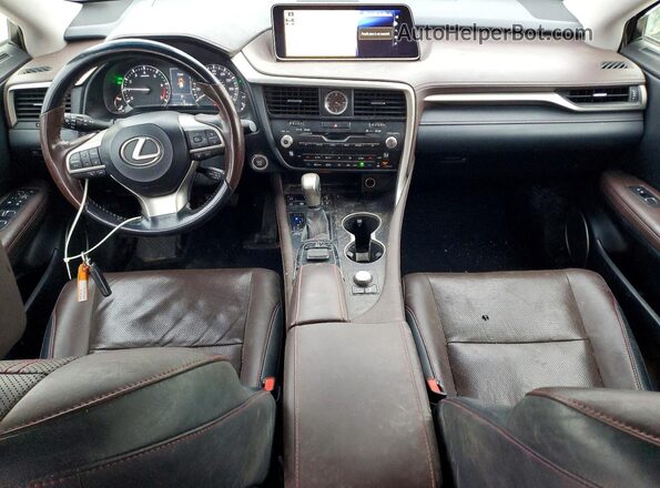 JTJBZMCA6G2005984 2016 LEXUS RX Коричневый Вид панели приборов