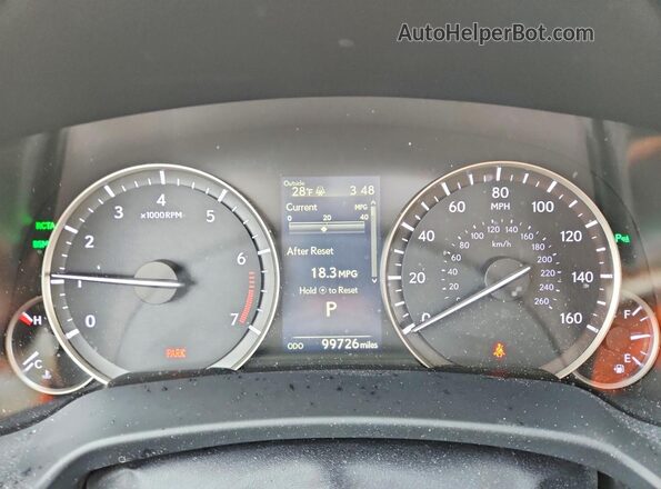 JTJBZMCA9H2015359 2017 LEXUS RX Красный Вид щитка приборов