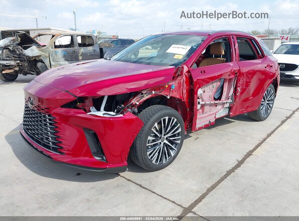 JTJCHMAA6T2037631 2026 LEXUS RX 350 Красный Передняя левая четверть