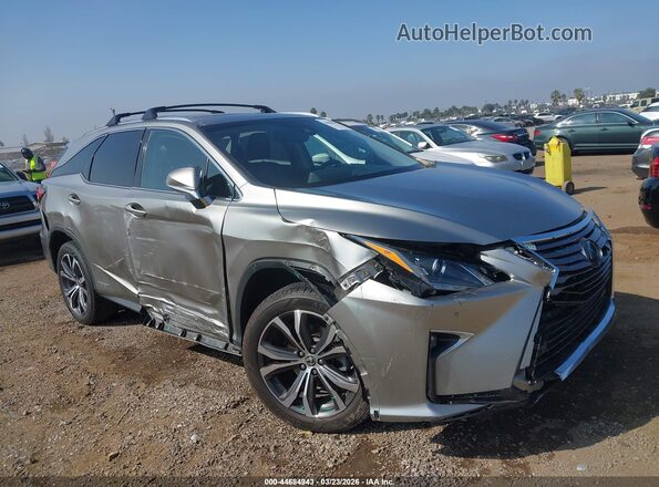 JTJDGKCA1J2002193 2018 LEXUS RX 450HL Silver წინა ხედი