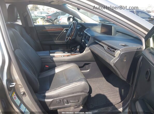 JTJDGKCA1J2002193 2018 LEXUS RX 450HL Silver წინა სალონის ხედი