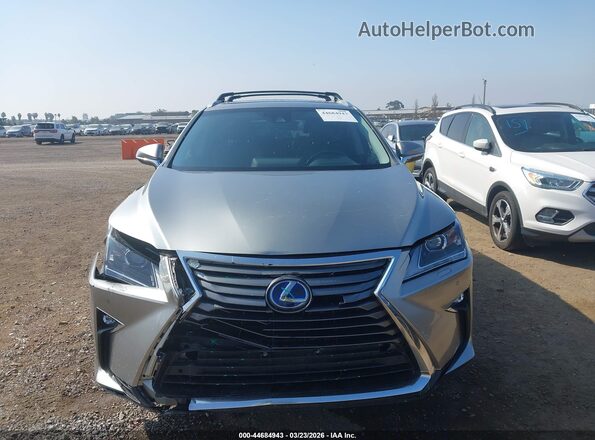 JTJDGKCA1J2002193 2018 LEXUS RX 450HL Silver ხელსაწყოთა პანელის ხედი