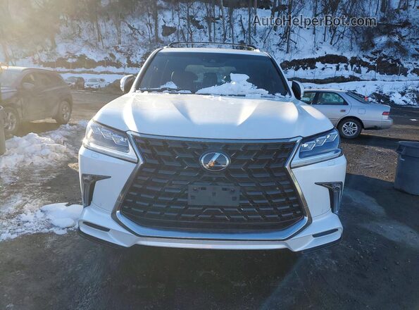 JTJDY7AX3M4354718 2021 LEXUS LX Белый Вид спереди