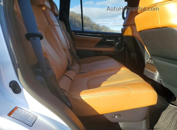 JTJDY7AX3M4354718 2021 LEXUS LX Белый Вид задней части салона